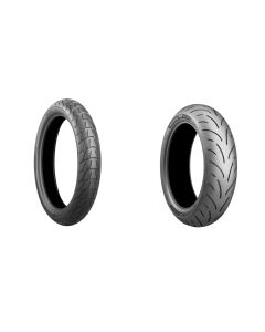 Bridgestone Battlax Adventurecross Scrambler AX41S And T33 Tire Pair For Ducati 900M Monster (except S4) 93-02