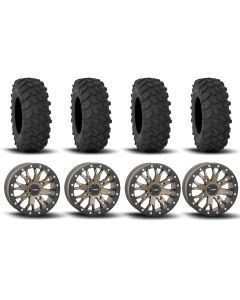 System 3 SB-4 Beadlock Bronze 15" Wheels And XTR370 Tires [37x10R-15]