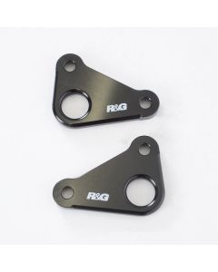 R&G Racing Black Tie-Down Hook Pair For 2018-2019 Ducati Panigale V4