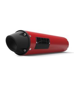 HMF Muffler Yamaha YFZ 450 04-13 Candy Red Performance Slip On Exhaust Blackout Euro End Cap Side Mount