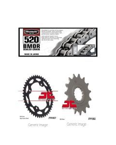 520 BMOR Sealed Chain, Front & Rear Sprocket Kit for YAMAHA YFZ450R 2009-2016