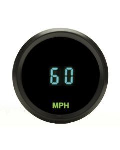 Dakota Digital Odyssey Chrome 3 3/8" Tachometer With Teal Display ODYR-01-6-C