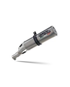 GPR M3 Titanium Natural Slip-on Exhaust For Moto Guzzi V85TT 2021-2024
