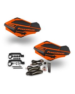 Powermadd Sentinel Lights Hand Guards Orange Black Mount Kit Banshee Blaster