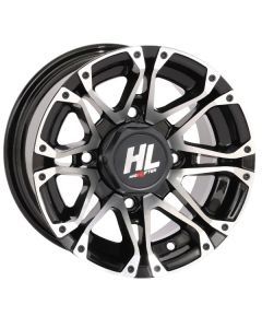 High Lifter 12x7 4/137 4+3 Gloss Black Machined HL3 Wheel 12HL03-1137