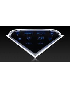 Dakota Digital 1955-1959 Chevrolet Pickup Series III Gauge Kit with Teal/Blue Display VFD3-55C-PU-Z