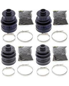 Complete Front Inner & Outer CV Boot Repair Kit for Suzuki LT-A500X 2009-2010
