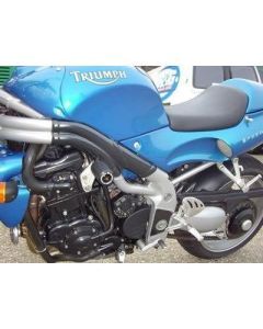 R&G Racing Black Classic Style Crash Protectors For 2001-2007 Triumph Speed Triple