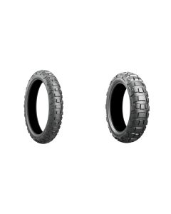 Bridgestone Battlax Adventurecross AX41 90x90x21 And And 150x70x17 Full OEM Tire Set For BMW F800GS 09-18
