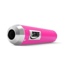 HMF Muffler Pol/Can-Am Out/Sprtsmn/Rng(70-110) 07-25 Pink Performance Slip On Exhaust Mini End Cap