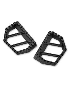 Kuryakyn Riot Black Mini Foot Boards Harley Sportster Dyna Softail Universal