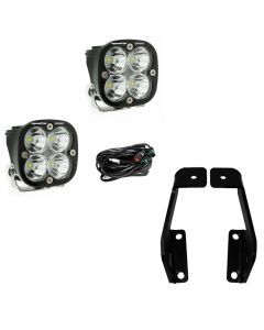 Baja Designs A-Pillar Light Kit Pair Squadron Sport Series Spot Pattern Clear Lens 447573