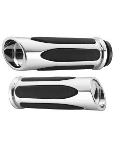 Harley FLHX Street Glide 2006-2007Deep Cut Comfort Grips Chrome by Arlen Ness