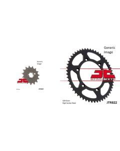 Front and Rear Steel Sprocket Kit for OffRoad HUSQVARNA 250 CR 1990-1991