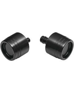 Kuryakyn Lodestar Black Rear Axle Sliders 3824