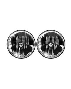 KC HiLiTES 7" Gravity LED DOT Headlight - Driving Beam - Pair - 07-18 Jeep JK