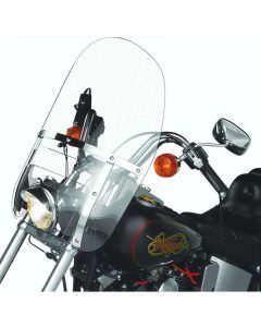 National Cycle Clear Touring Heavy Duty Windshield With Mount Kit, Straight Forks