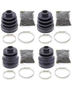 Complete Rear Inner & Outer CV Boot Repair Kit KVF750 Brute Force 05-07