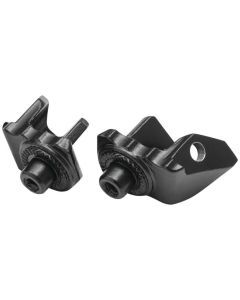 Kuryakyn Front Splined Adaptor Mounts for Cruisers Black