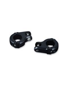 Kuryakyn Gloss Black Brute Highway Male Clevis No Peg Cruise 1.25" Mount Harley