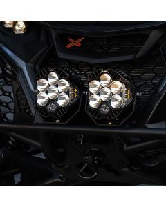 Baja Designs Pre-Runner Bumper LED Light Kit LP4 Series Driving/Combo Pattern Clear Lens For Can-Am Maverick R 2024 448217