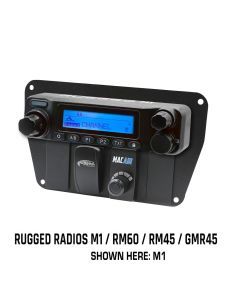 Rugged Radios Multi Mount Insert or Standalone Mount for Rugged Radios M1 - GMR45 - RM60 - RM45 with Rocker Switches MT-DMU-RM-RS
