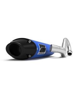 HMF Muffler Suzuki LT-R 450 06-09 Candy Blue Performance Full System Exhaust Black Euro End Cap