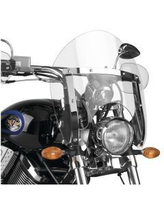 National Cycle Clear SwitchBlade Shorty Quick Release Windshield With Mount Kit, Tapered Forks