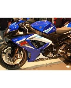 R&G Racing White Classic Style Crash Protectors For 2006-2010 Suzuki GSXR600