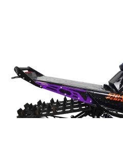 Straightline Hide 'N' Go Rear Bumper 146" SLASH Tunnel - Black Handle, Purple Plates Bumper with built in storage