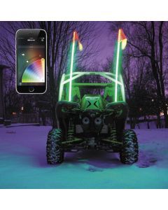 XK Glow 2nd Gen LED Whip Light Pod Dual 48" - XK-WHIPB-ADV