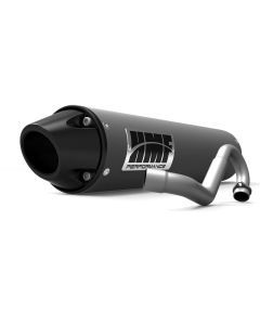 HMF Muffler Honda Foreman 500/Rancher 420 14-25 Gun Metal Performance Full System Exhaust Black Euro End Cap