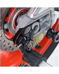 R&G Racing Black Cotton Reels Offset For 2019-2024 Aprilia RSV4 1100 Factory