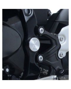R&G Racing Silver Frame Plug RHS For 2018-2024 Kawasaki Z900RS FI0138SI