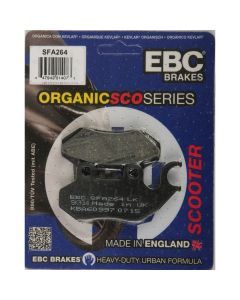 EBC 1 Pair Premium SFA Organic OE Replacement Brake Pads MPN SFA264