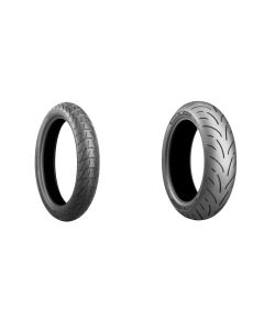 Bridgestone Battlax Adventurecross Scrambler AX41S And T33 Tire Pair For BMW R nine T Scrambler 2017