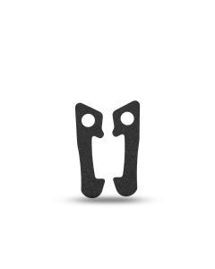 R&G Racing Black Boot Guard Kit For 2022-2024 MV Agusta Brutale 800 RR SCS