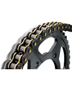 BIKEMASTER 520 BMOR Sealed Chain 100 Black/Gold