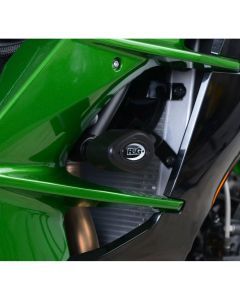 R&G Racing Black Aero Style Crash Protection Bobbins For 2018-2022 Kawasaki Ninja H2 SX SE ZX1000