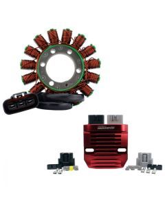 RMStator Generator Stator Kit With Red Machined Aluminum Regulator For 2013-2022 Honda CBR600RR