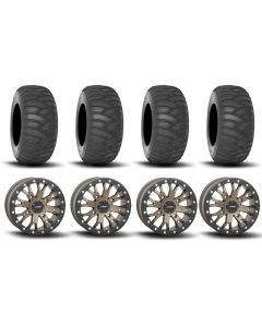 System 3 SB-4 Beadlock Bronze 15" Wheels And SS360 Sand/Snow Tires [33x10-15]