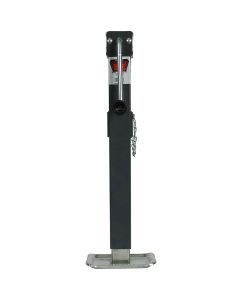 Square Trailer Jack, Side Mount, 5,000 lbs. Support Capacity, Sidewind, Weld-On, 15 Inch Travel