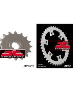 Front & Rear Sprocket Kit for BOMBARDIER DS650 04-05 JT Sprockets