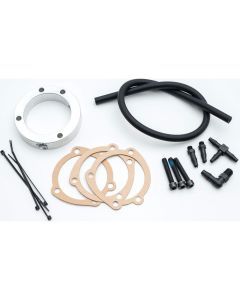 Kuryakyn Blood Groove Hypercharger with Trap Doors Crankcase Breather Kit