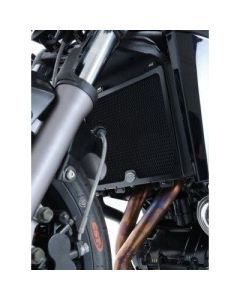R&G Racing Black Aluminum Radiator Guard For 2013-2017 CFMoto 650i