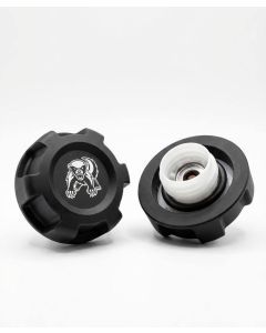 Unbehaved Gas Cap Black Aluminum With Ratcheting Function For Segway / CF-Moto 2014-2026