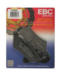 EBC 1 Pair FA Series Organic Replacement Brake Pads MPN FA209/2