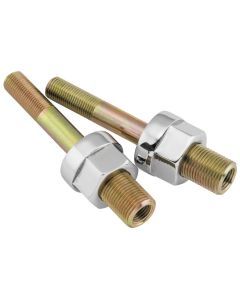 Burly Brand Adjustable Lowering Blocks Chrome - B28-257CH