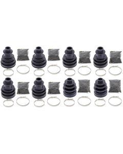 Complete Front & Rear Inner & Outer CV Boot Repair Kit Polaris RZR 800 2011-2014
