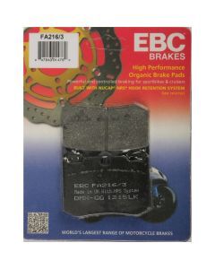 EBC 1 Pair FA Series Organic Replacement Brake Pads MPN FA216/3